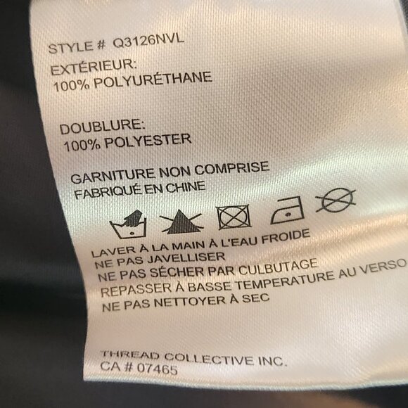 NVLT Vegan Leather Belted Shacket. NWT. Various - Picture 8 of 9